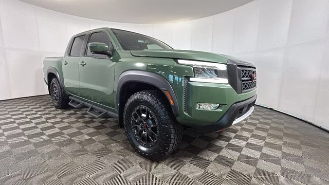 2022 Tactical Green Metallic Nissan Frontier PRO-4X 4X4 Truck