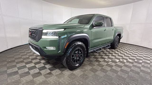 2022 Tactical Green Metallic Nissan Frontier PRO-4X 4X4 Truck