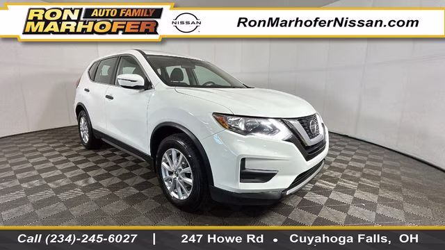 2020 Glacier White Nissan Rogue S FWD SUV