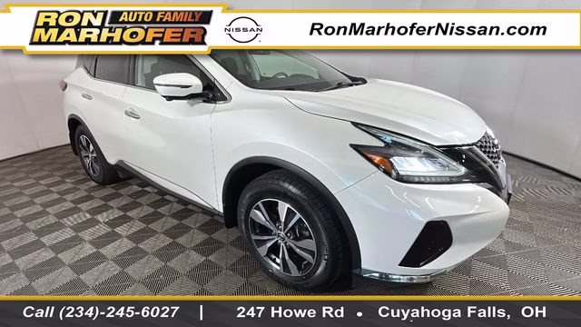 2021 Pearl White Tricoat Nissan Murano SV AWD SUV