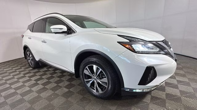 2021 Pearl White Tricoat Nissan Murano SV AWD SUV