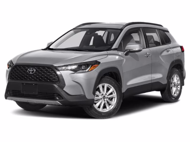 2023 Silver Toyota Corolla Cross LE AWD SUV
