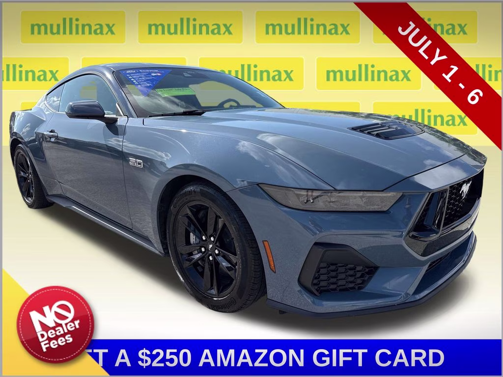 2025 Vapor Blue Metallic Ford Mustang GT RWD Coupe
