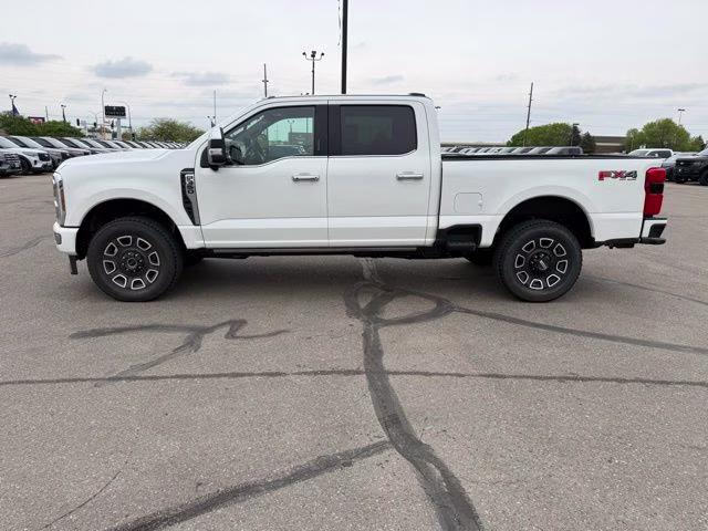 2024 White Ford Super Duty F-350 SRW Platinum 4X4 Truck
