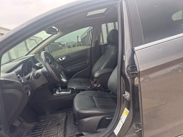 2015 Gray Ford Fiesta Titanium FWD Hatchback
