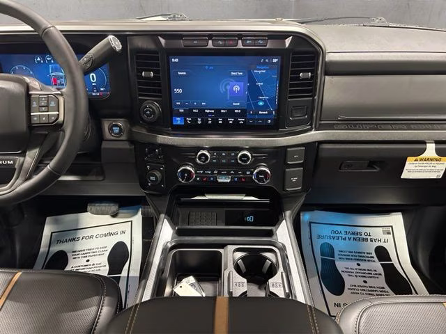 2024 Star White Metallic Tri-Coat Ford Super Duty F-350 SRW Platinum 4X4 Truck