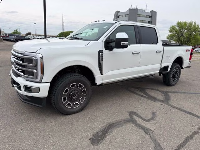 2024 White Ford Super Duty F-350 SRW Platinum 4X4 Truck