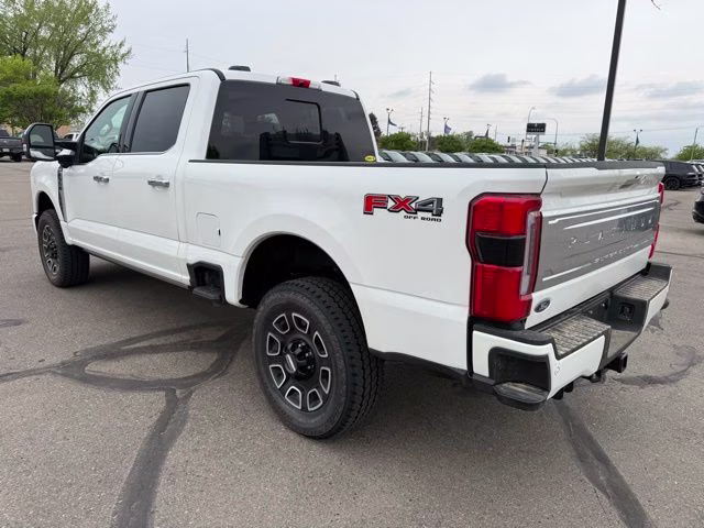 2024 White Ford Super Duty F-350 SRW Platinum 4X4 Truck