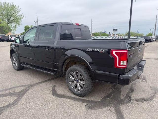2016 Black Ford F-150 XLT 4X4 Truck