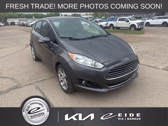 2015 Gray Ford Fiesta Titanium FWD Hatchback