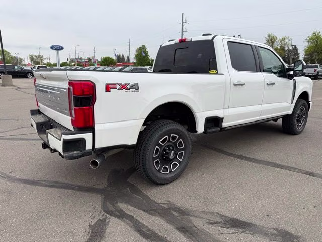 2024 White Ford Super Duty F-350 SRW Platinum 4X4 Truck