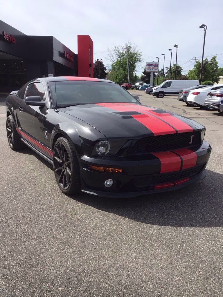 2009 Black Ford Mustang Shelby GT500 RWD Coupe