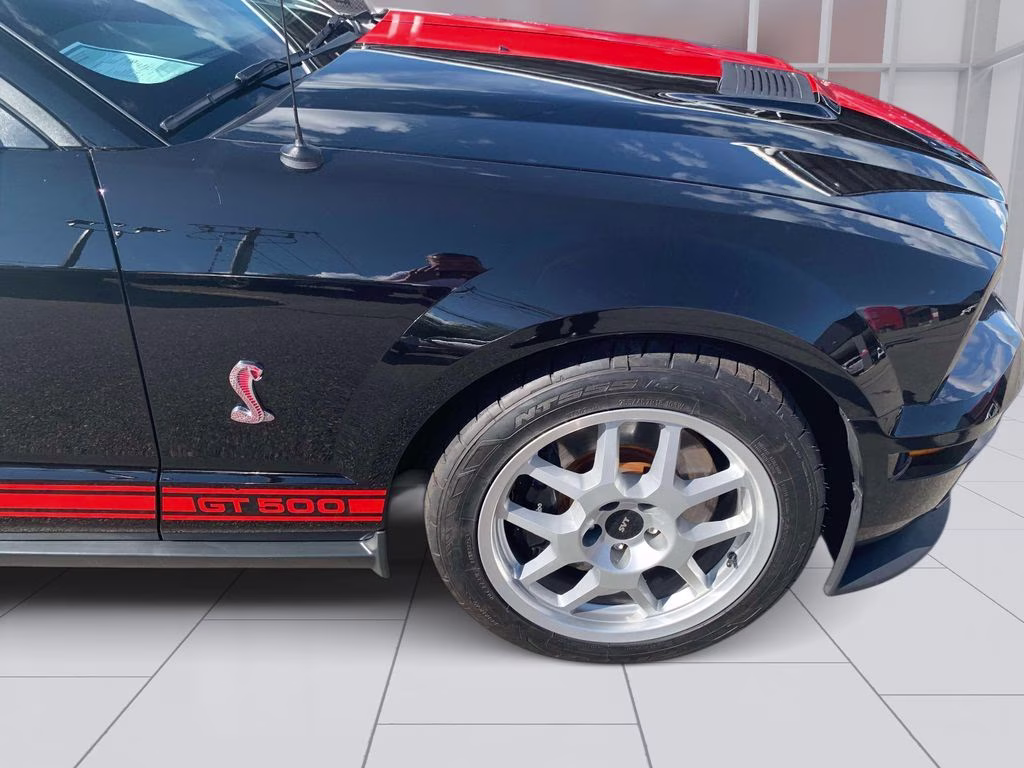 2009 Black Ford Mustang Shelby GT500 RWD Coupe