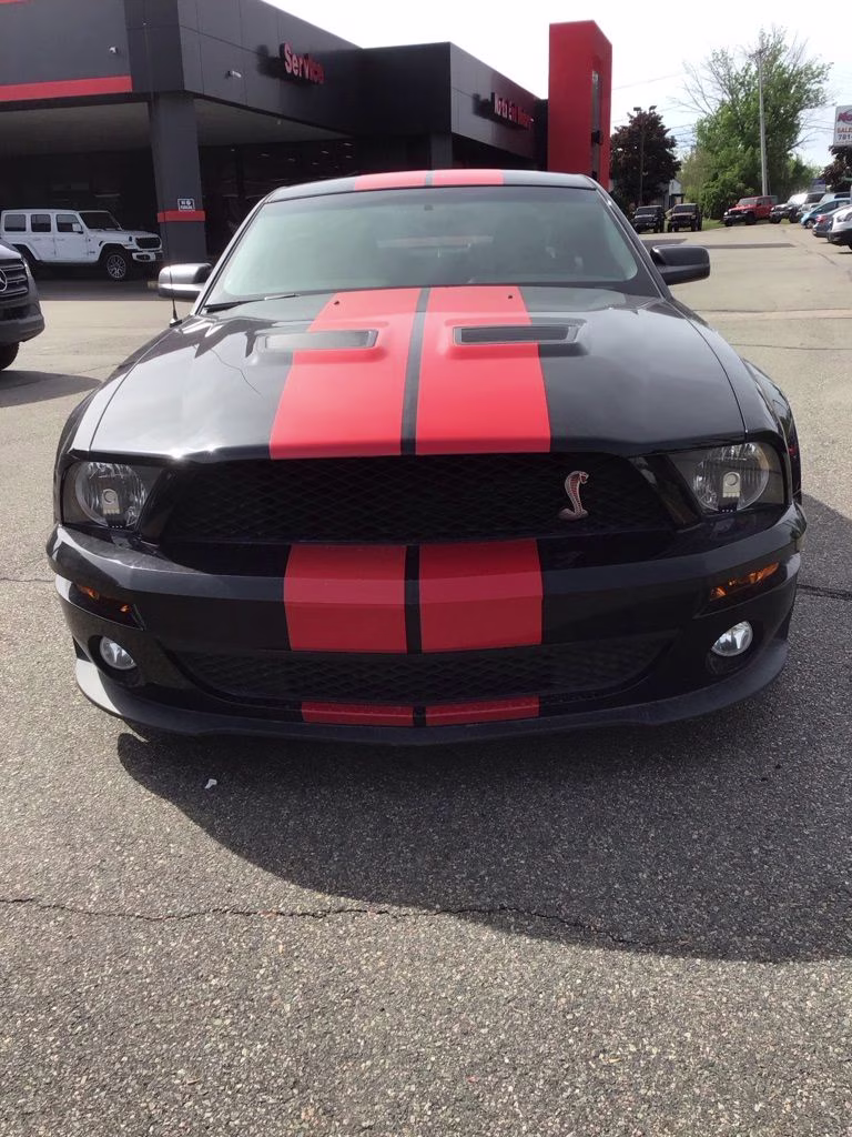 2009 Black Ford Mustang Shelby GT500 RWD Coupe