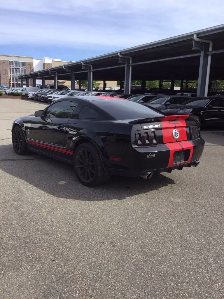 2009 Black Ford Mustang Shelby GT500 RWD Coupe