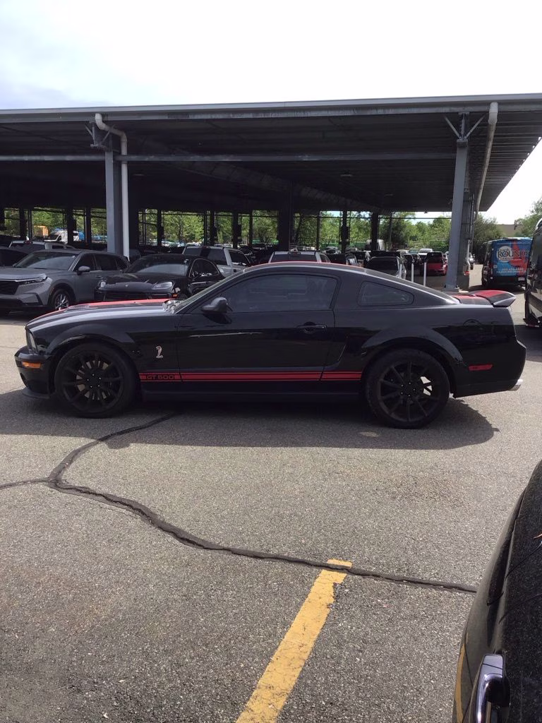 2009 Black Ford Mustang Shelby GT500 RWD Coupe