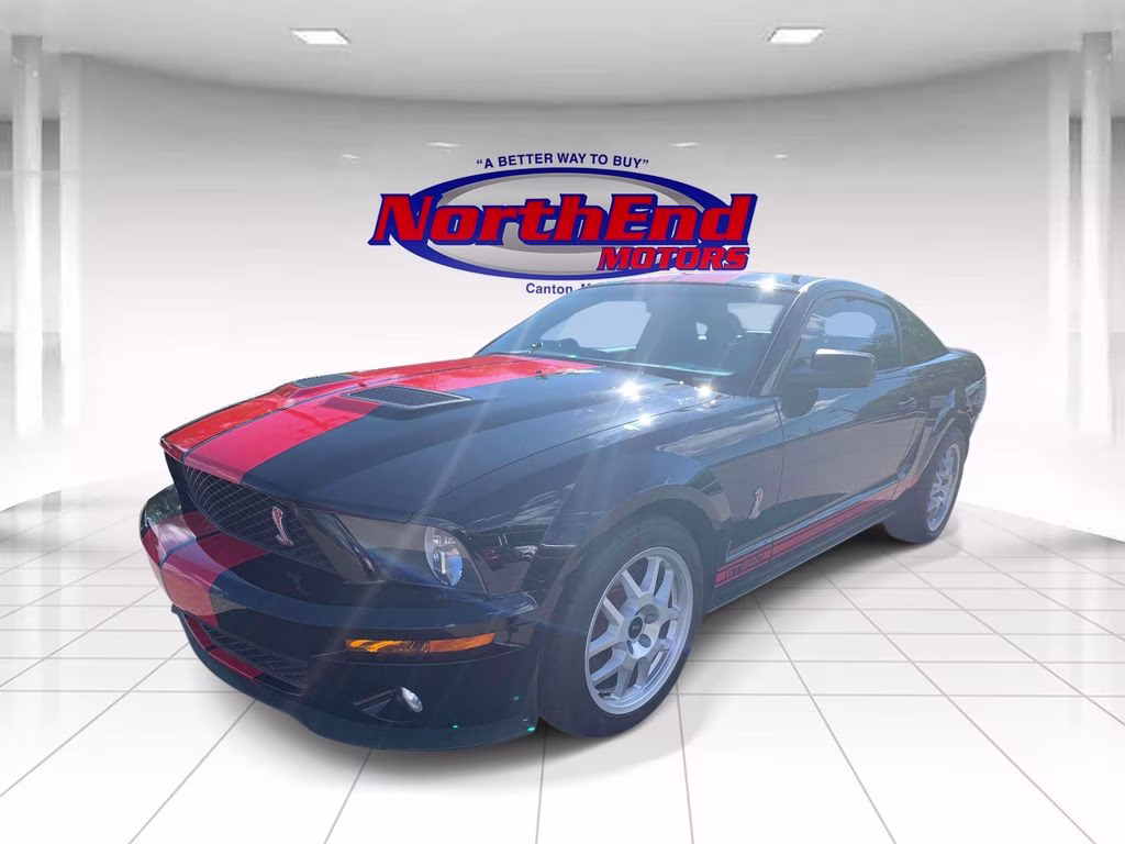 2009 Black Ford Mustang Shelby GT500 RWD Coupe