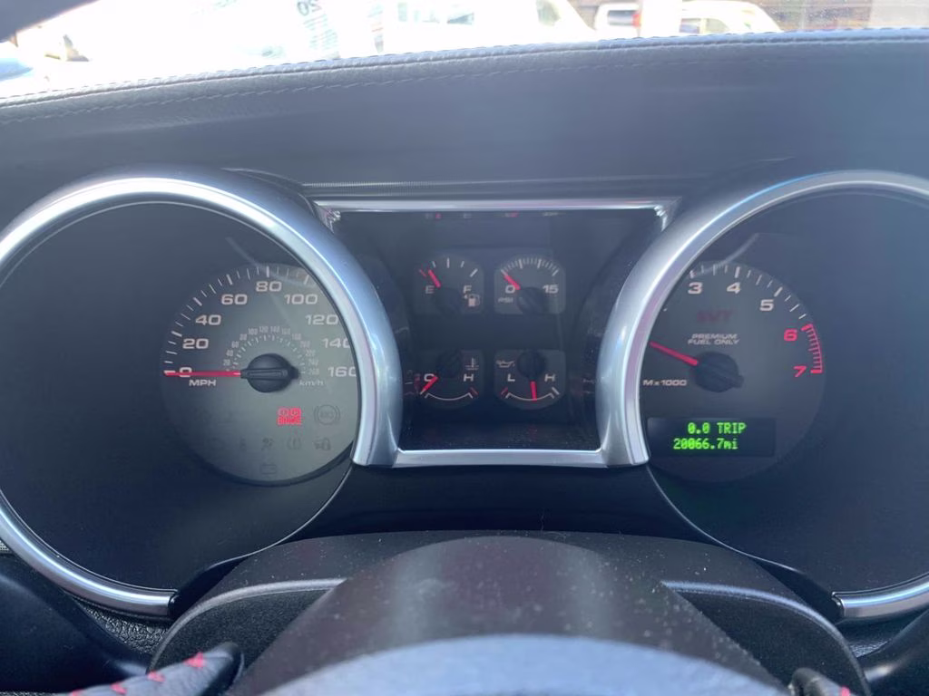 2009 Black Ford Mustang Shelby GT500 RWD Coupe