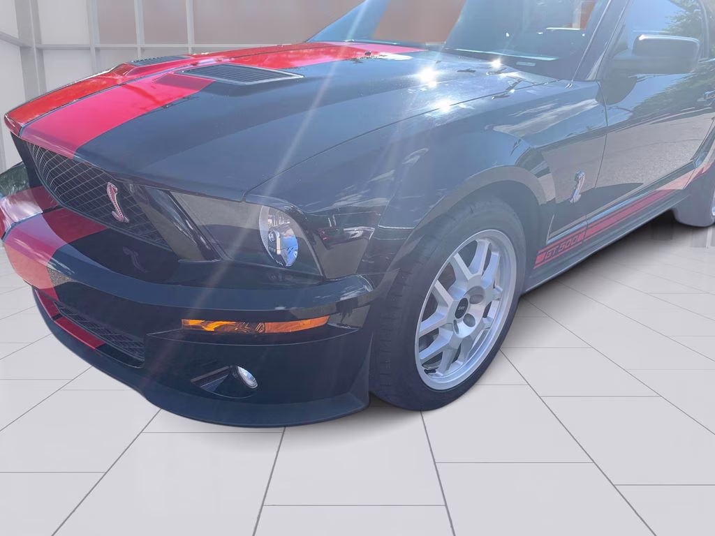 2009 Black Ford Mustang Shelby GT500 RWD Coupe