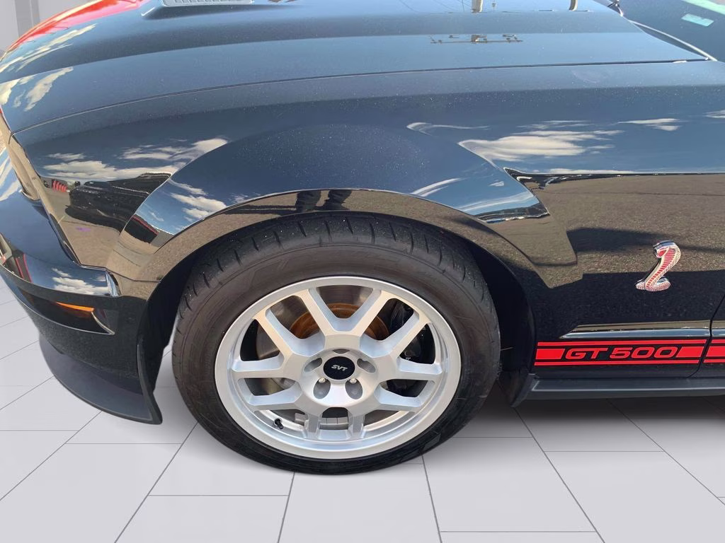 2009 Black Ford Mustang Shelby GT500 RWD Coupe