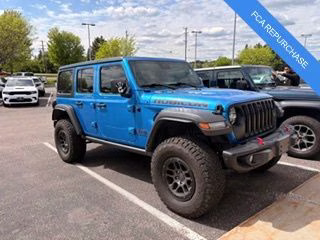 2023 Hydro Blue Pearl Coat Jeep Wrangler Rubicon 4X4 SUV