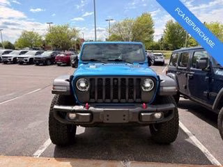 2023 Hydro Blue Pearl Coat Jeep Wrangler Rubicon 4X4 SUV