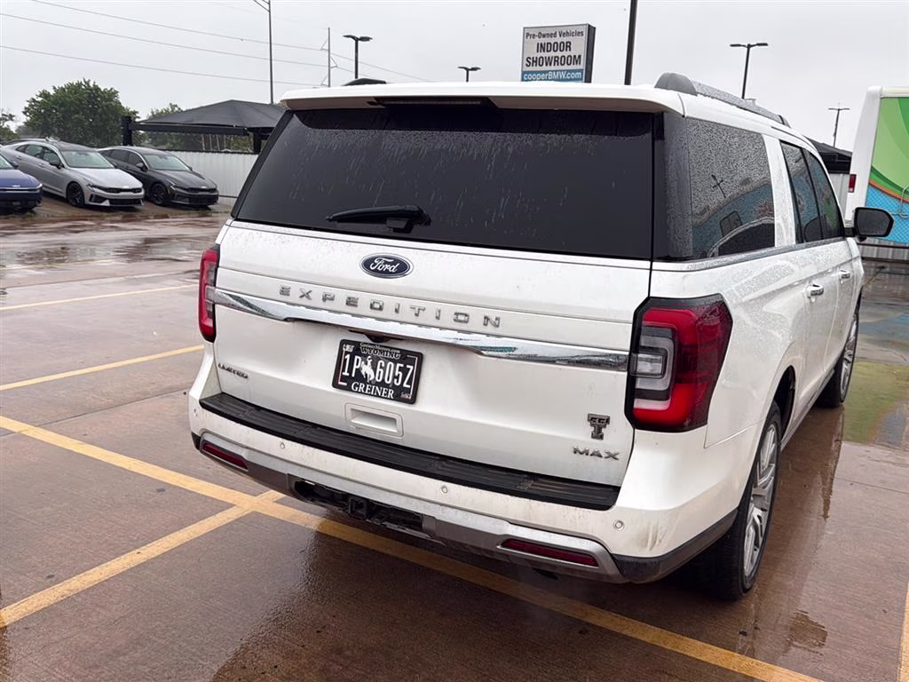 2023 Star White Metallic Tri-Coat Ford Expedition Max Limited 4X4 SUV