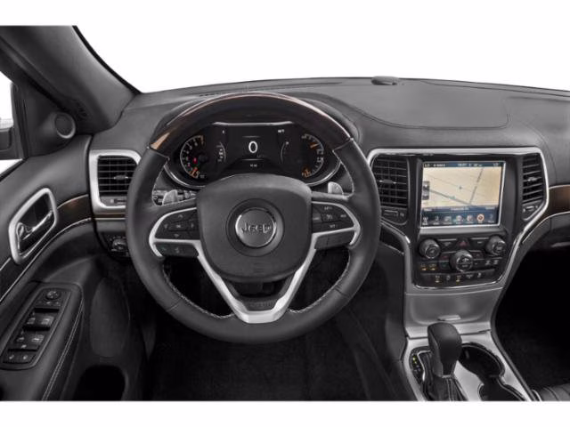2015 Brilliant Black Crystal Pearlcoat Jeep Grand Cherokee Overland RWD SUV
