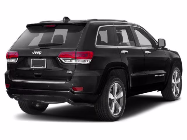 2015 Brilliant Black Crystal Pearlcoat Jeep Grand Cherokee Overland RWD SUV