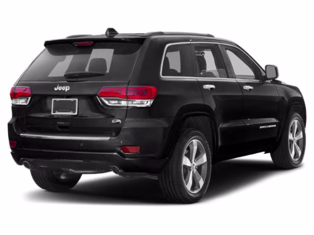2015 Brilliant Black Crystal Pearlcoat Jeep Grand Cherokee Overland RWD SUV