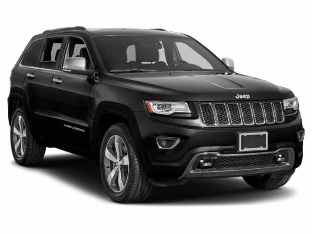 2015 Brilliant Black Crystal Pearlcoat Jeep Grand Cherokee Overland RWD SUV