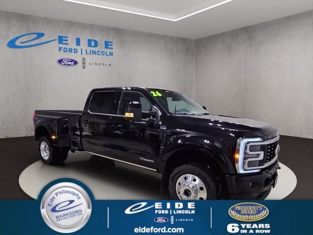 2026 Agate Black Metallic Ford Super Duty F-450 DRW Platinum 4X4 Truck