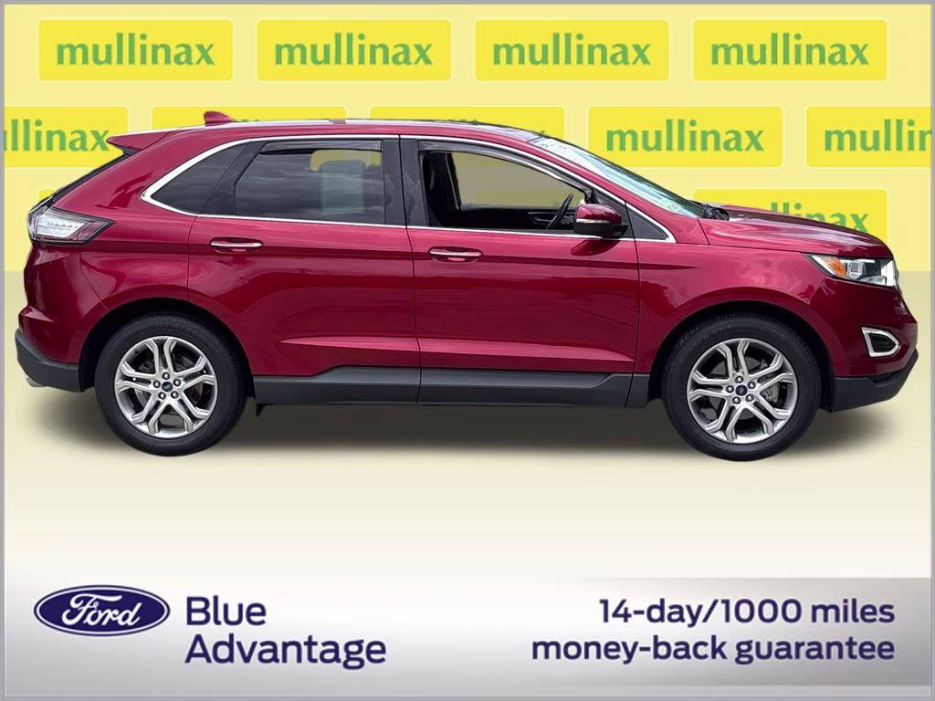 2017 Ruby Red Metallic Ford Edge Titanium FWD SUV