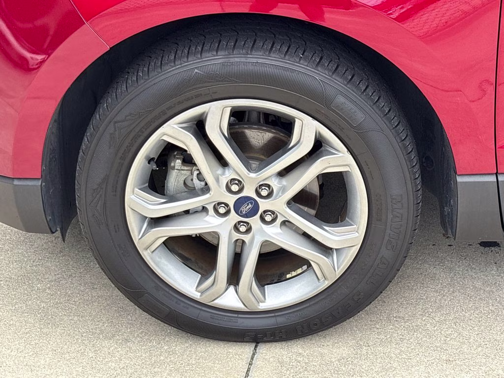 2017 Ruby Red Metallic Ford Edge Titanium FWD SUV