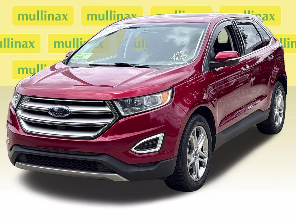 2017 Ruby Red Metallic Ford Edge Titanium FWD SUV
