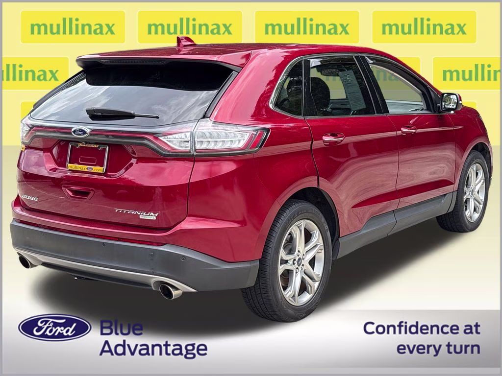 2017 Ruby Red Metallic Ford Edge Titanium FWD SUV
