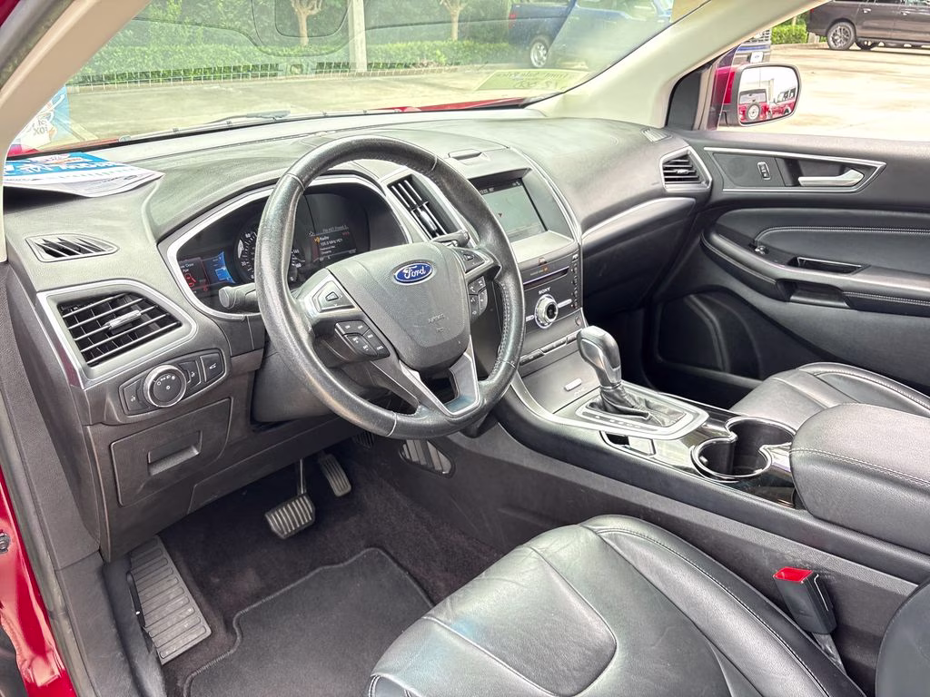 2017 Ruby Red Metallic Ford Edge Titanium FWD SUV