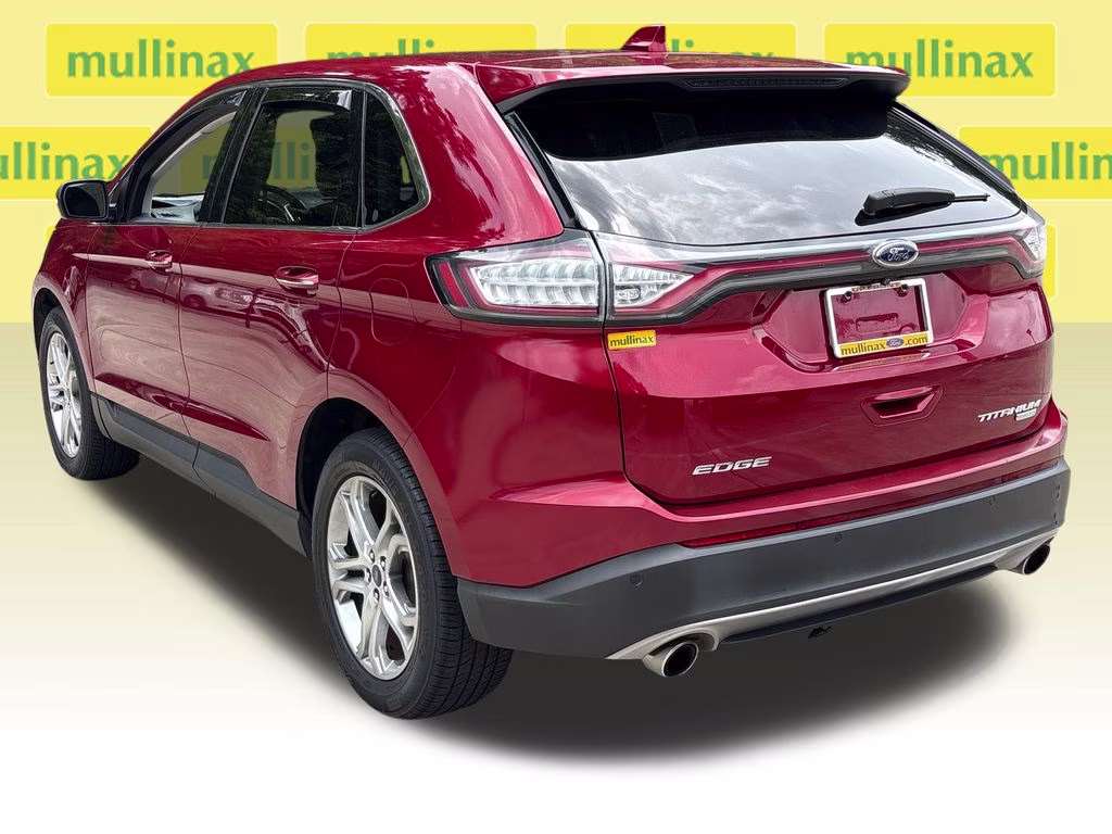2017 Ruby Red Metallic Ford Edge Titanium FWD SUV
