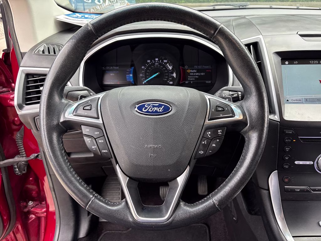 2017 Ruby Red Metallic Ford Edge Titanium FWD SUV
