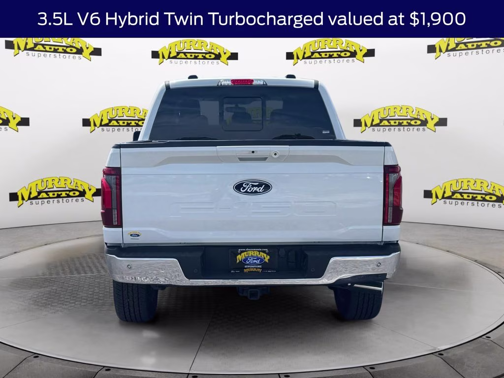 2025 White Metallic Ford F-150 Lariat 4X4 Truck