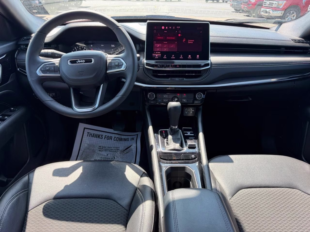 2024 Red Hot Pearlcoat Jeep Compass Latitude 4X4 SUV