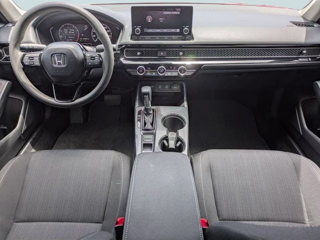 2025 Red Honda Civic LX FWD Sedan