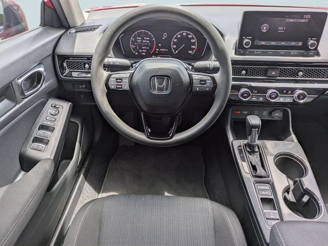2025 Red Honda Civic LX FWD Sedan