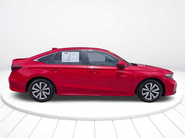 2025 Red Honda Civic LX FWD Sedan