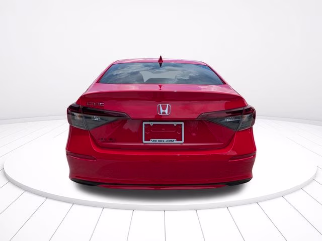2025 Red Honda Civic LX FWD Sedan