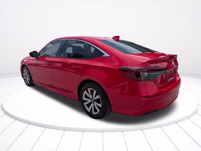 2025 Red Honda Civic LX FWD Sedan