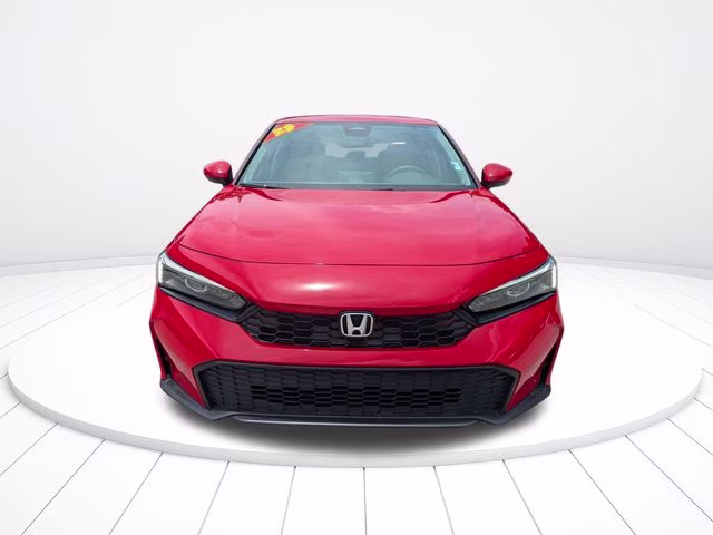 2025 Red Honda Civic LX FWD Sedan