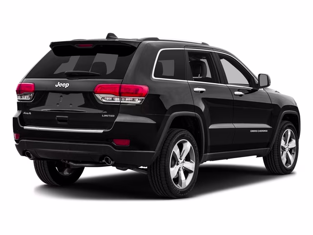 2016 Brilliant Black Crystal Pearlcoat Jeep Grand Cherokee Limited RWD SUV