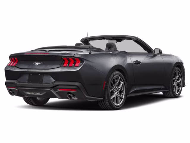 2026 Shadow Black Ford Mustang EcoBoost Premium RWD Convertible