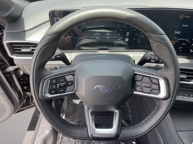 2026 Shadow Black Ford Mustang EcoBoost Premium RWD Convertible
